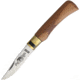 OLD BEAR Sm Classical Carbon Walnut Folding Knife, 2.75in Satin C67 Carbon Steel Clip Point Blade, Oiled Walnut Handle, Locking Safety Ring, 9306/17-LN