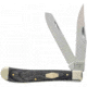 Old Timer Heritage Series 3in 94OT Trapper Folding Knife, D2 Blade, Clip Point, Gray Laminate Wood Handle, 1135990