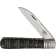 OldForge Wharncliff Barlow Buffalo Horn Folding Knife,3.125in,Stainless Steel,Standard Edge,Wharncliffe, Black Handle OF017