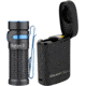 Olight Baton 3 Premium Edition w/ Wireless Charging Case LED Flashlight, Cool White, 1200 Lumens, Black, FL-OL-BATON3-KIT-BK