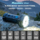 Olight Marauder Mini, Rechargeable Hand, held Flashlight, RGB Light, 7,000 Lumens, Black, MARAUDERMINI