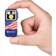 Olight Oclip Pro S 600 Lumen LED Rechargeable Clip-On Flashlight with UV and RGB Light, Stars and Stripes, OCLIPPROS-SS
