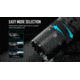 Olight Odin GL M Rechargeable Rail Mount Green Beam Combo LED Flashlight, White, 1500 Lumens, Black, FL-OL-ODINGLM-BK