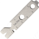 Onehundred Kiki Tool with Tiium Construction, Titanium, 1.4 Oz, Measures 2.5in X 0.5in X 0.12in, Large And Small Pry Bar, Hex Driver, Spoke Wrench, Metric And Standard Rulers, 100.07.02.03 KIKI TI