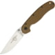 Ontario Knife 8828 RAT II Linerlock Folding Knife, 3in Satin D2 Tool Steel Drop Point, Coyote Brown G10 Handle, 8828CB COYOTE BROWN