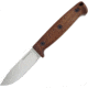 Ontario Knife Bushcraft Utility Knife Fixed Blade Knife, 5in, 5160 Carbon Steel, Walnut Wood Handle ON6527