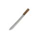 Ontario Knife Butcher Knife, 14 in Brushed 1095 Carbon Steel Blade, Hickory Wood Handle, 7113TC