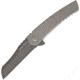 Ontario Knife Carter Prime Titanium EDC Folding Knife,3.5in,D2 Tool Steel,Standard Edge,Wharncliffe,Black Stonewash,Gray,Titanium Handle ON8875