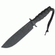 Ontario Knife Gen II SP48 Fixed Blade Knife, Black Kraton Handle, Black Blade, Plain OK8548