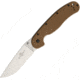 Ontario Knife Rat 1 Linerlock Coyote Brown Folding Knife,3.5in,D2 Tool Steel,Standard Edge,Satin,Tan,Nylon Handle ON8867CB