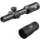 AIM Sports Inc Alpha 6 1-6X24 30mm Rifle Scope With CQ1 Moa Reticle, Black, JA6HD1624CQ w/ Trybe Optics Enhancer - Magnification Doubler
