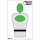 OpticsPlanet Exclusive EZ2C Targets Style 8, Silhouette w/ Green and Black Ink on High Quality White Paper, 40 Pack, EZ2CS08G