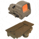 OP Exclusive - Holosun HS510C 1x Open Reflex Sight, Green Dual Reticle, Flat Dark Earth, HS510C-FDE-G with American Defense Manufacturing Holosun 510C Titanium Quick Detach Mount