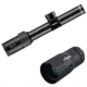 Minox ZE5.2i 1-5 x 24 Illuminated German 4 Rifle Scope, Black, 66620 w/ Trybe Optics Enhancer - Magnification Doubler