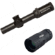 Rudolph Optics AR Series Rifle Scope, 1-8x24mm, 30mm Tube, First Focal Plane, Illuminated AR1 Reticle, Black, AR-010824-AR1-IR w/ Trybe Optics Enhancer - Magnification Doubler