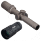 OP Exclusive - Vixen Performance Optics 1-6X24 30mm Rifle Scope/ZERO + RET/GREY, BL MATTE, VX82031 w/ Trybe Optics Enhancer - Magnification Doubler