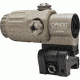 EoTech OPMOD Red Dot Reticle Hybrid Sight IOP Holosight w/ 3X G33 Magnifier, Tan, HHS-2 OP