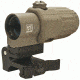 EoTech OPMOD Red Dot Reticle Hybrid Sight IOP Holosight w/ 3X G33 Magnifier, Tan, HHS-2 OP