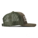 OPMOD Trucker Hat Embroidered Logo, Dark Loden/Loden, OPM-Dark Loden/Loden