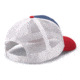 OPMOD Trucker Hat Embroidered Patch, Lt. Navy/White/Red, OPMLt. Na/Red-Lt