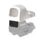OpticGard Holosun 510C Red Dot Sight Cover, White, One Size, OGH510C01