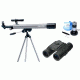 3-PC Learn and Grow Kids Gift Package - Meade 50AZ-P Telescope, Carson Digital Microscope MM-640 and Simmons Binocular 802219
