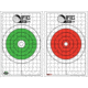 OpticsPlanet Exclusive EZ2C Targets Style 5, Bullseye with Grid Sight-In Target &amp; OpticsPlanet Exclusive EZ2C Targets, Style 5