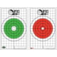 OpticsPlanet Exclusive EZ2C Targets Style 5, Bullseye with Grid Sight-In Target &amp; OpticsPlanet Exclusive EZ2C Targets, Style 5