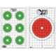 OpticsPlanet Exclusive EZ2C Targets Style 5, Bullseye with Grid Sight-In Target &amp; OpticsPlanet Exclusive EZ2C Targets Style 6