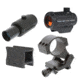 OpticsPlanet Exclusive Primary Arms 1x 2 MOA Micro Red Dot Sight Exclusive Bundle w/Bases and Magnifier, Black, MD-BLK-BUNDLE
