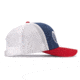 OpticsPlanet Trucker Hat Embroidered Logo, Lt. Navy/White/Red, OPLLt. Na/Wt/Red-Lt. Na/Red