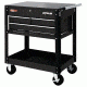 Waterloo 3 Drawer Metal Utility Cart Re 797-UC310RD, Unit EA