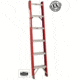 Louisville Ladder 8ft Fiberglass Classic Shelf L 443-FH1008, Unit EA