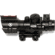 Osprey Global 4x32mm LPVO 30mm Tube Rifle Scope, Second Focal Plane, MilDot Reticle, Black, 4x32MDG