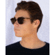 OTIS A DAY LATE Sunglasses, Eco Hornwood/Brown Polar, 50-23-140, 25-2101P
