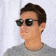 OTIS MODERN AVE Sunglasses, Emerald/Grey Polar, 50-21-140, 144-2103P