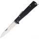 OTTER-Messer 10436 Mercator Lockback Drop Point Knife, 3.25in Carbon Steel Blade, Black SS Handle, Black, 10-436 RG