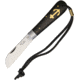 OTTER-Messer Small Anchor Knife with Band Folding Knife,2.5in,Carbon Steel,Standard Edge,Sheepsfoot,Satin,Brown,Wood Handle OTT174LB