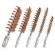 Outers Rifle Bore Brushes, Phosphor Bronze - .22 Cal - 8-32 Threads