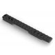 Precision Armament Remington-700 Short Action, Tennalum 7068, 20-MOA, Improved 8-40 Scope Rail, Matte Black, A12002