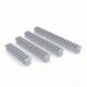 Precision Armament Rail Blank, 7075 Aluminum, 9-Slot, 4.0&quot;, Satin Finish A11001