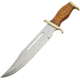 Pakistan Cuchillo Bowie Fixed Blade Knife, 10.5in, Stainless Steel, Standard Edge, Brown, Pakkawood Handle PA3351