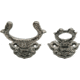 Pakistan Fancy Sword Hanger Adjustable, 3in Overall, Cast Metal, Includes Hanging Hardware, Can Also Be Used To Hang Other Items Such As Bowies, Daggers, Pistols, Canes, 203313
