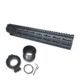 Pantheon Arms Prometheus Takedown Kit, AR-15, Dolos Lock Collar &amp; Tri-Lug/MX 14.5 inch Extended Length M-LOK Handguard, Black PROMX