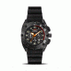 Patriot 44.5mm Black Steel Case, Black Dial, Black Rubber I Band