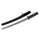Paul Chen Bamboo Mat Wakizashi, HWS-2S steel blade, White rayskin handle with black cord wrap PC2448
