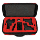 Peak Case Covert Compact Three Pistol Range Case, 23in, Red, PeakCompact3