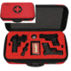 Peak Case Covert Compact Three Pistol Range Case, 23in, Red, PeakCompact3
