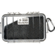 Pelican 1050 Micro Watertight Crushproof Dry Box, 7.50x5.06x3.12in - Clear w/Black Liner and Loop