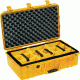 Pelican 1555 Air Protector Case, with Divider, Yellow, 015550-0040-240